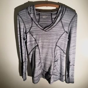 Zella blue hoodie shirt pullover sweatshirt S athletic workout runners top